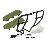 CUB-02-B クロスカブ110(JA60) AFレッグ風防 モール色ブラック