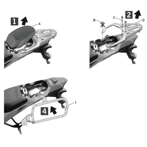 4Pシステムフィッティングキット Vストローム250SX(23-25) - バイク 4Pシステムフィッティングキット Vストローム250SX(23-25) - バイク