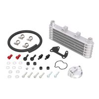 スーパーオイルクーラーKIT 5段コア シュラウド内取付 グロム(JC61