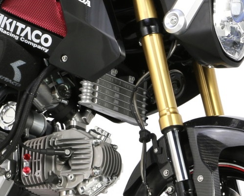 スーパーオイルクーラーKIT 5段コア シュラウド内取付 グロム(JC61