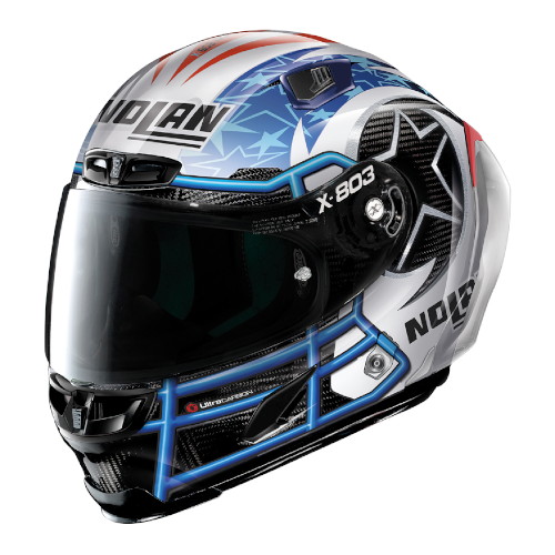 ✵koushin✵　超美品　　NOLAN Xlite X-803 NOLAN X-lite X-803RS ULTRA CARBON リンス AUSTIN/66 S - バイク