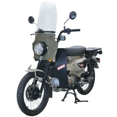 CT125 ハンターカブ レッグシールドJA65 用 風防 CT-12-W CT125ハンターカブ(JA55/JA65) AFレッグ風防 モール色ホワイト