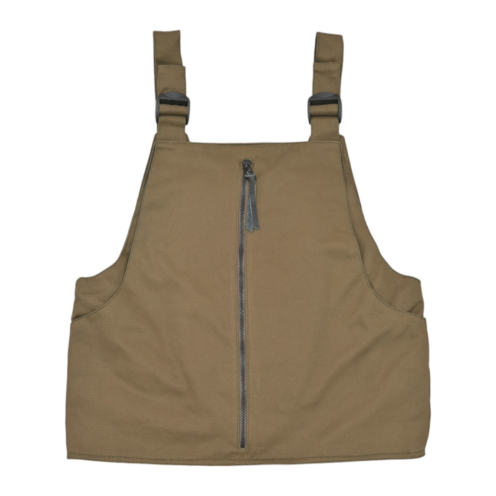 アウトドアベスト プロテクター付き カーキ Mサイズ - バイク