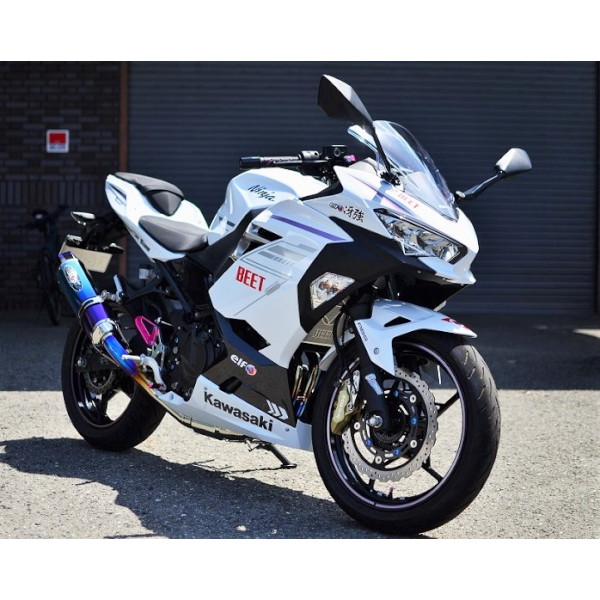 Ninja400 BEET チタン フルエキ NASSERT マフラー BEET ニンジャ400(23年式) フルエキゾーストマフラー NASSERT