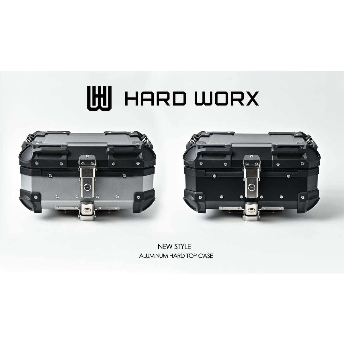 バイクトップケース アルミ 25L ブラック - バイク