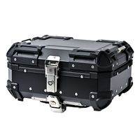 メイソン　ハードケース付‼️ アルミトップケース HXNE65 ブラック 65L - バイク