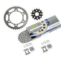 XAM&DID ドライブチェーン&前後スプロケットキット(タフライトスチール