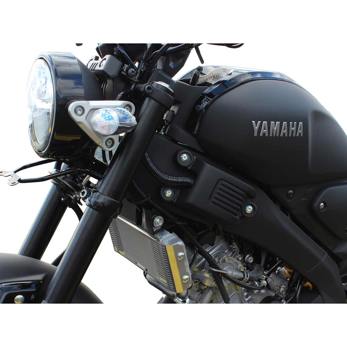【とっくん】ヤマハ純正　XSR125・155用　ラジエターカバー XSR125/XSR155用 ラジエターガード エンブレムカラー グリーン - バイク