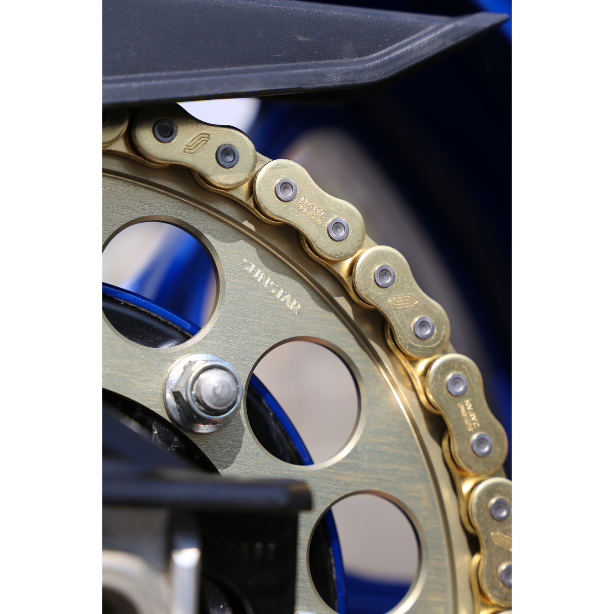 モーターサイクルチェーン 520-116L ゴールド - バイク