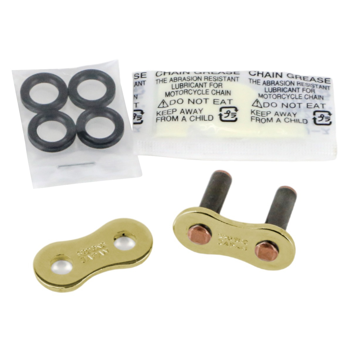 バイク 駆動系 ドライブチェーン ゴールド 520 116L SS520SKC-116GD 取寄品 | バイクチェーン ゴールドチェーン 520-116L ノンシール