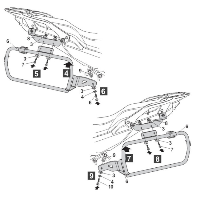 4Pシステムフィッティングキット XL750トランザルプ(23-26) - バイク