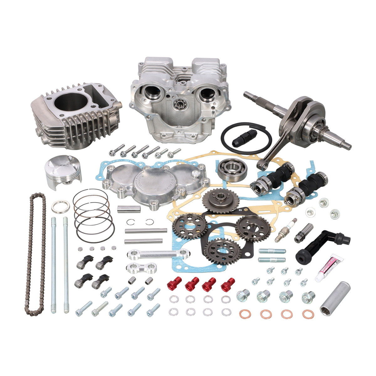 181cc DOHC ボアアップKIT グロム/モンキー125 - バイク