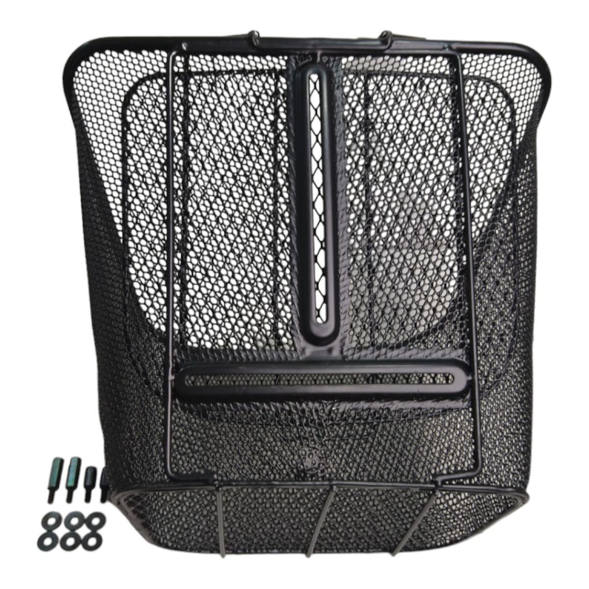 フタ付スクーター用フロントバスケット ブラック - バイク