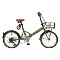 直送】18型 子供用自転車 前カゴ・補助輪付き グリーン - 自転車