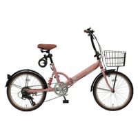 直送】20型 折りたたみ自転車 6段変速 サスペンション付き マット 