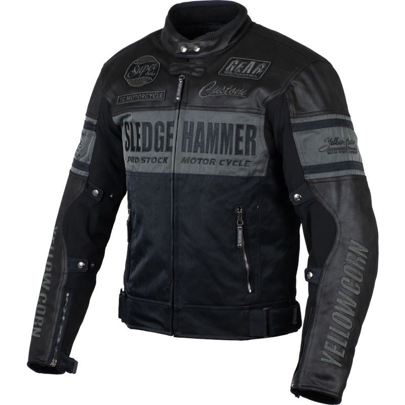 BB-3304 ウィンタージャケット ブラック/ガンメタル L - バイク