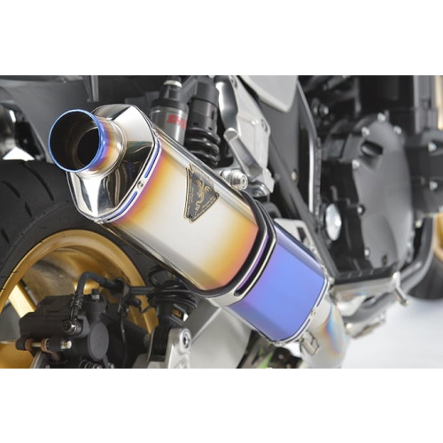 ワイバンR シングルSタイプ フルエキゾーストマフラー チタンドラッグ