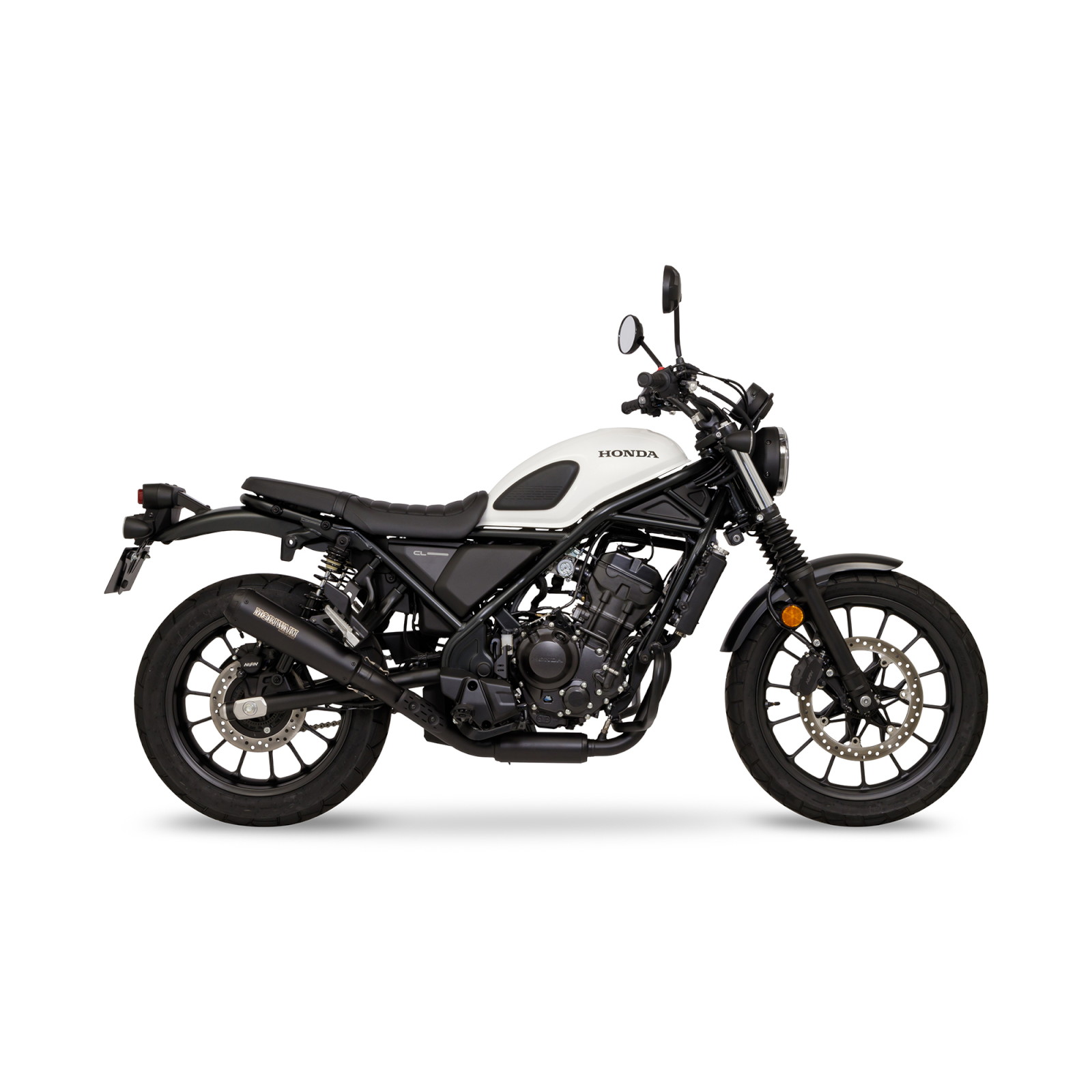 フルエキゾーストマフラー SHORT MEGAPHONE BK CL250(2023) - バイク