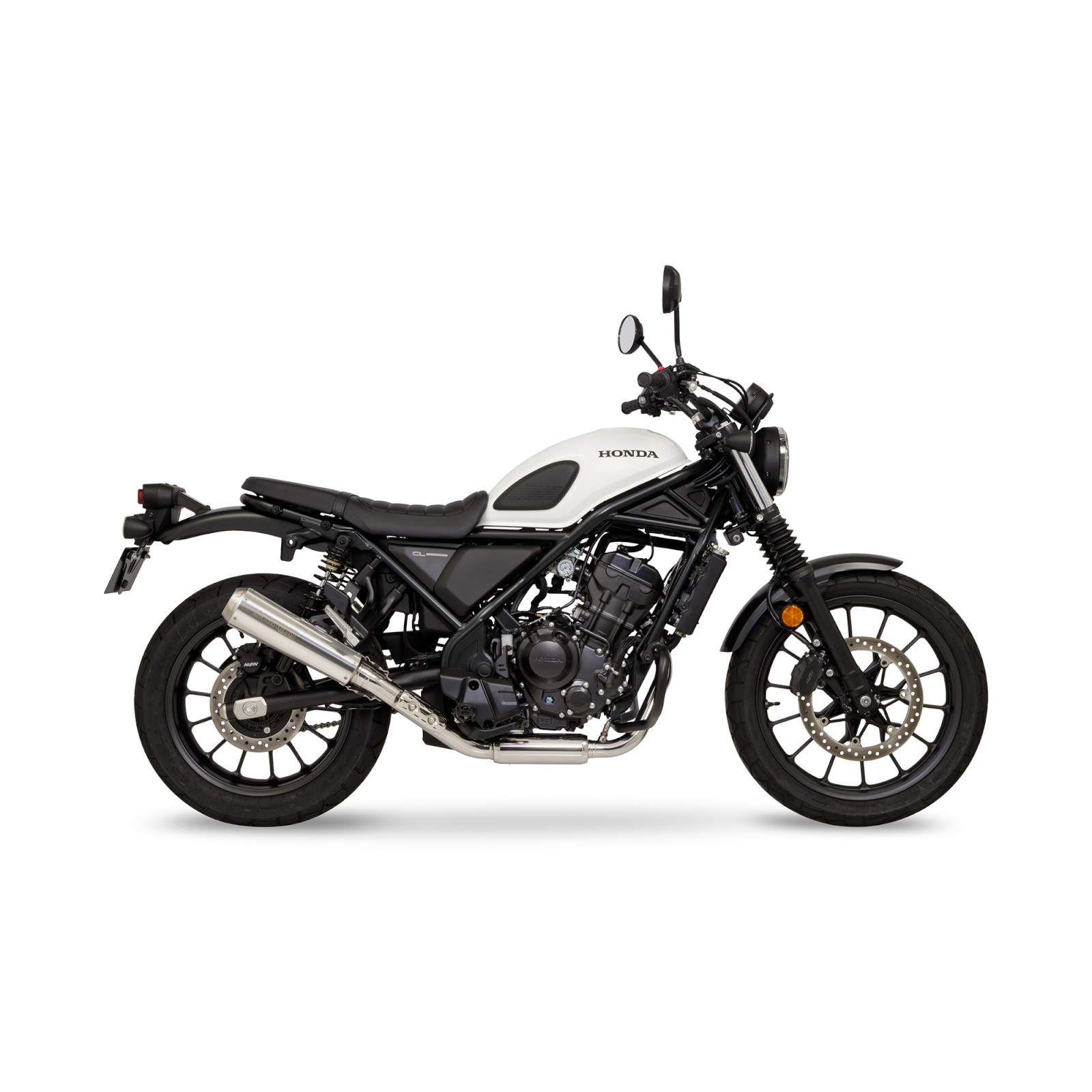 フルエキゾーストマフラー SHORT MEGAPHONE SUS CL250(2023) - バイク
