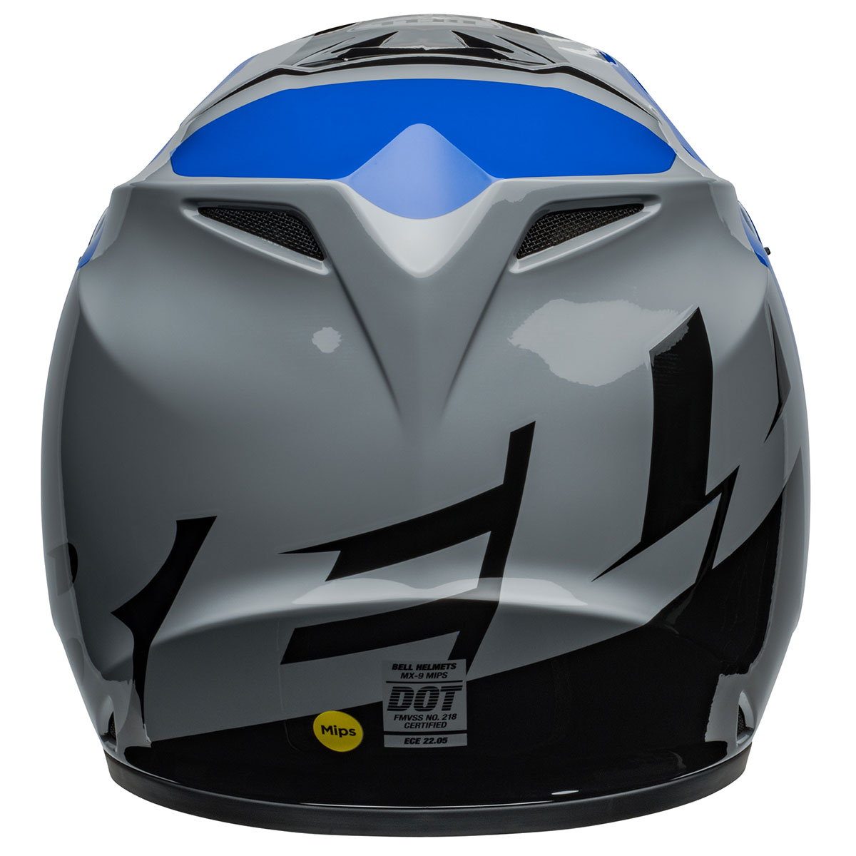 BELL MX-9 MIPS XL ベル オフロード ヘルメット マットグレー MX-9 MIPS ヘルメット オルターエゴ グロスブルー XL - バイク