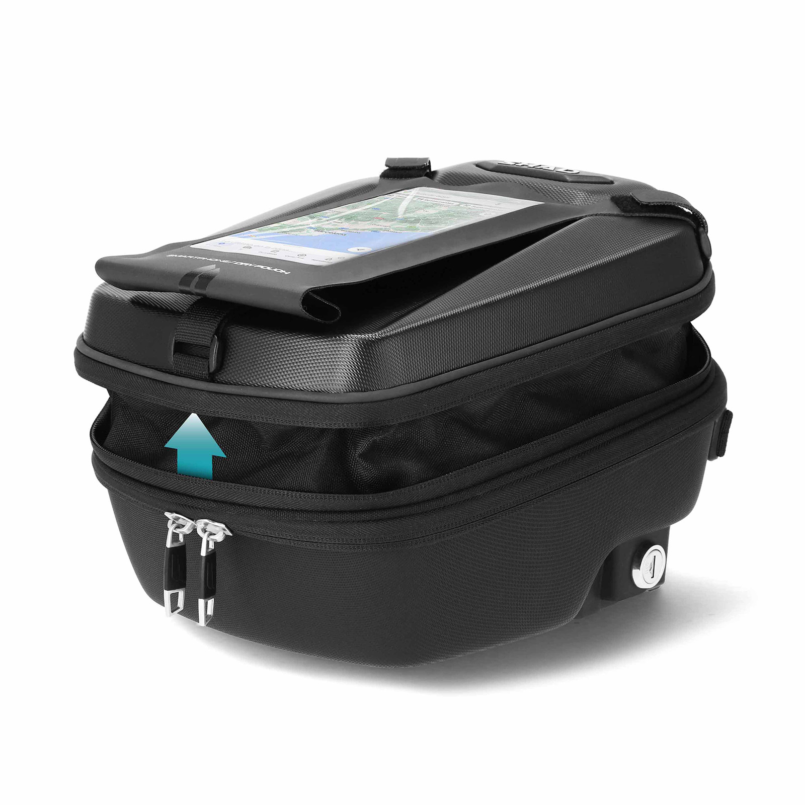 E09CL PRO クリックシステムタンクバッグ 5-8L ダブルロック