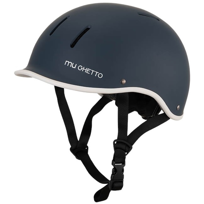 muGHETTO サイクルヘルメット マットネイビー M - 自転車