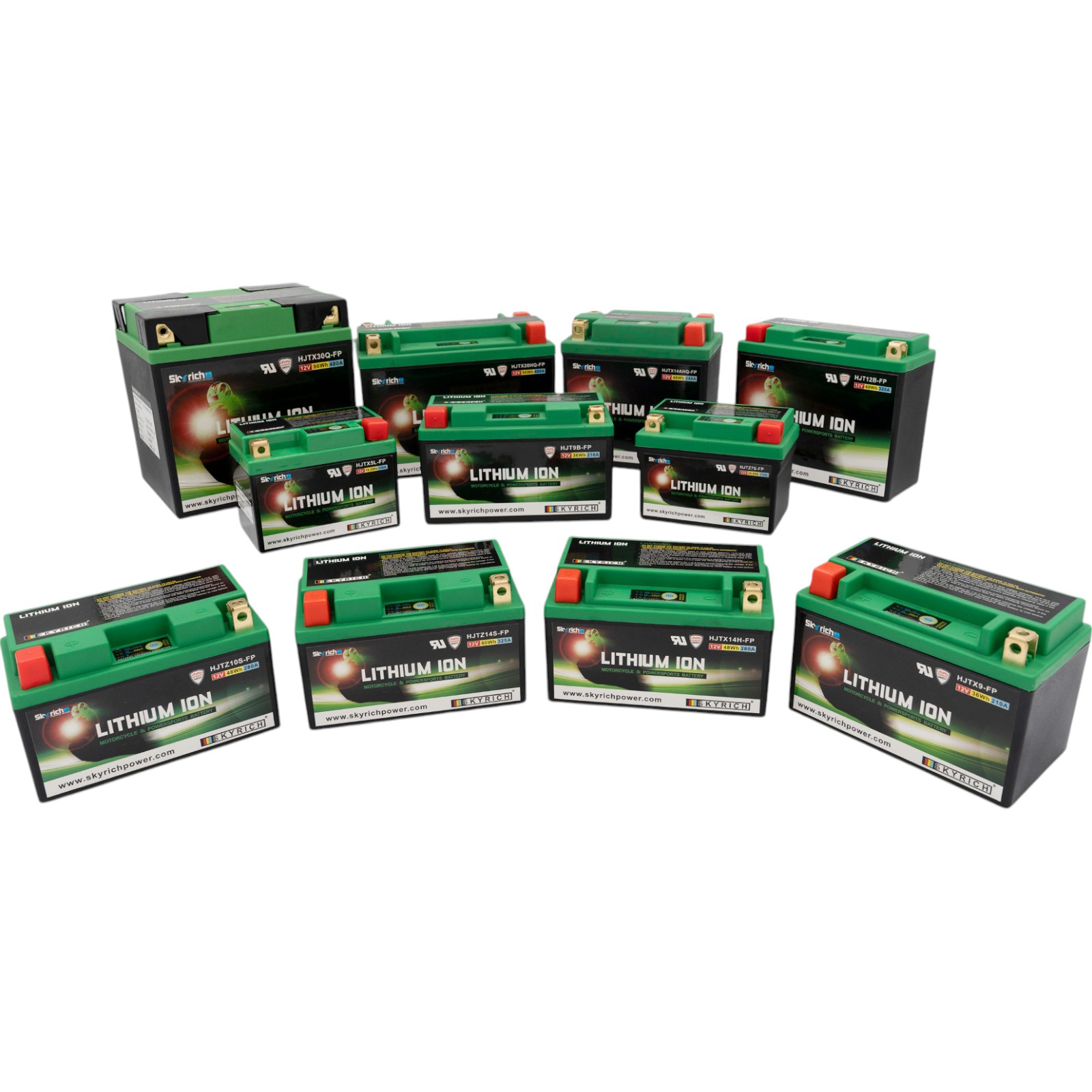 HJT9B-FP リチウムイオンバッテリー (YT7B-BS,YT9B-BS、GT7B-4