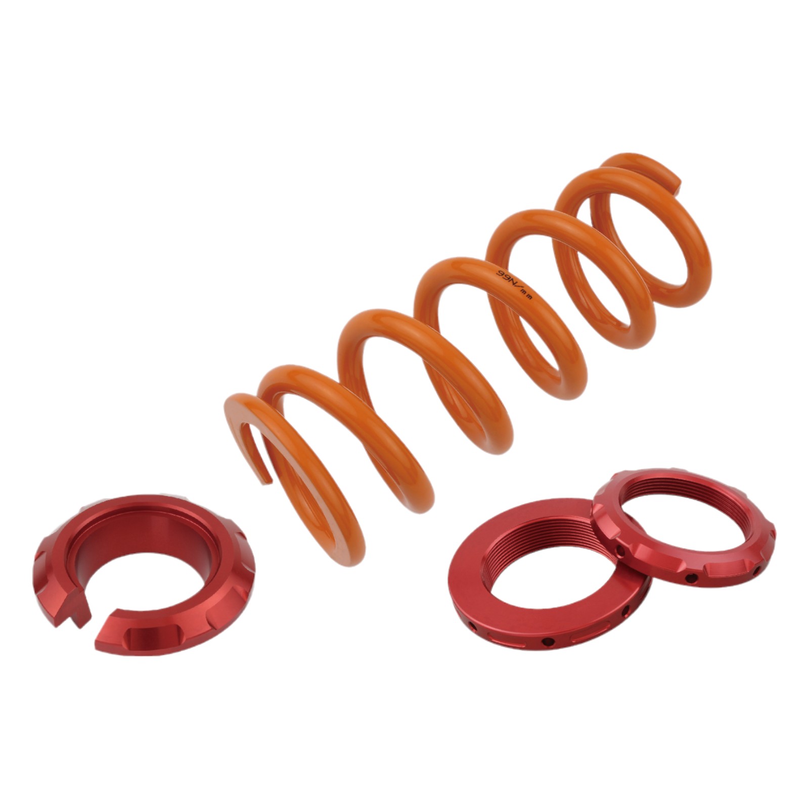 カラーリアショックスプリングセット オレンジ/レッド Z900RS/Z900RS