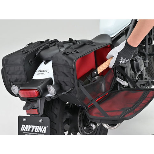 バイク用振り分けバッグ（ブランド：RED HORIZON） DHS-42 振り分けサイドバッグ 9L＆9L｜株式会社デイトナ