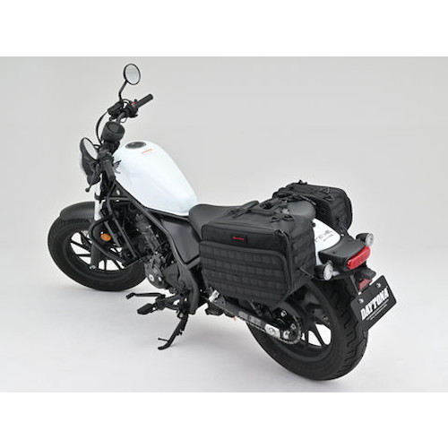 振り分けサイドバッグ DHS-44 左右セット 9L 18L - バイク