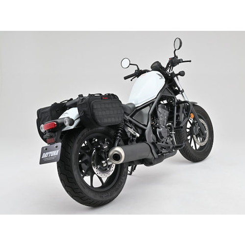 振り分けサイドバッグ DHS-44 左右セット 9L 18L - バイク