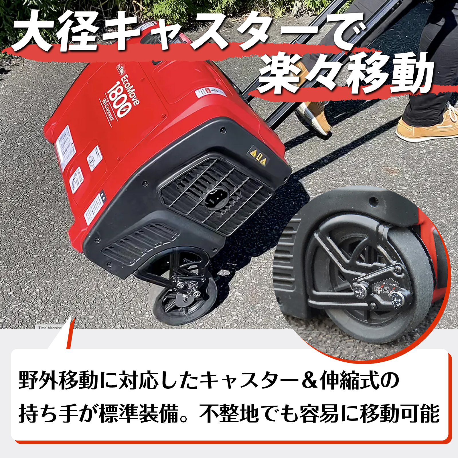 インバーター発電機 EcoMove1800 - 整備用品