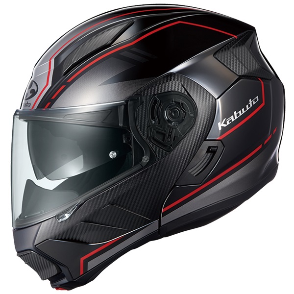 RYUKI(リュウキ) BEAM ブラックレッド L - バイク