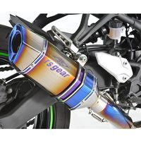 GPスペック フルエキゾーストシングルマフラー チタンドラッグブルー