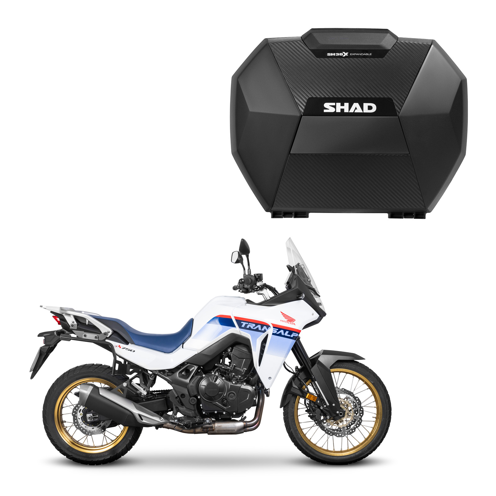 セット品】SH38X サイドケース カーボン+フィッティングキット XL750