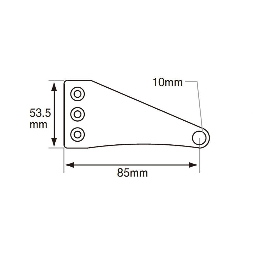 マシンドヘッドライトステー サークルクランプ 2クランプ 39mm