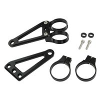 マシンドホリゾン ロングヘッドライトステー 3クランプ 39mm シルバー