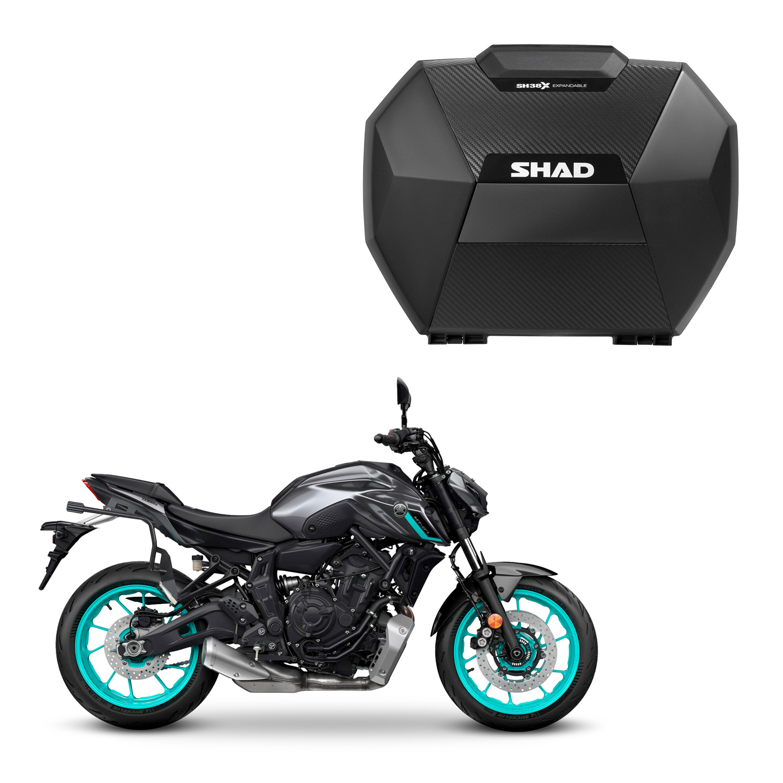 セット品】SH38X サイドケース カーボン+フィッティングキット