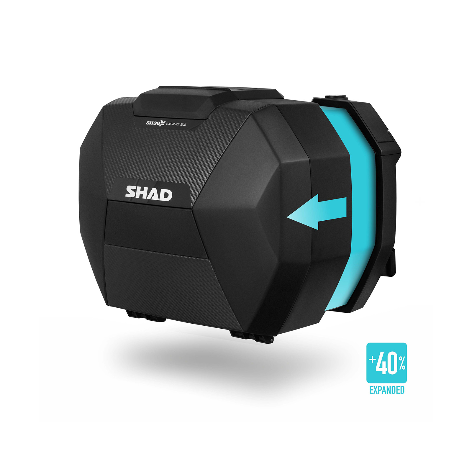 セット品】SH38X サイドケース カーボン+フィッティングキット MT-07