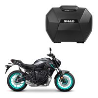 セット品】SH38X サイドケース カーボン+フィッティングキット MT-07