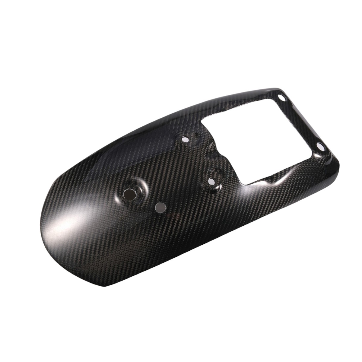 リアフェンダー フォージドカーボン/艶消し Speed Twin1200 - バイク