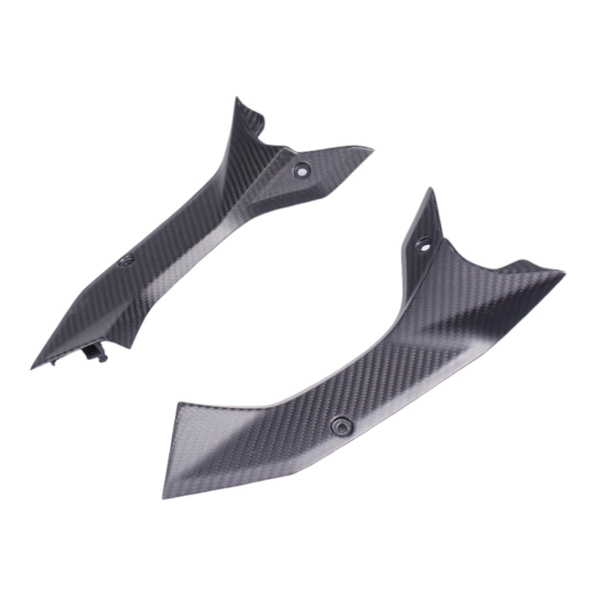 インナーサイドパネル フォージドカーボン/艶あり YZF-R6 - バイク