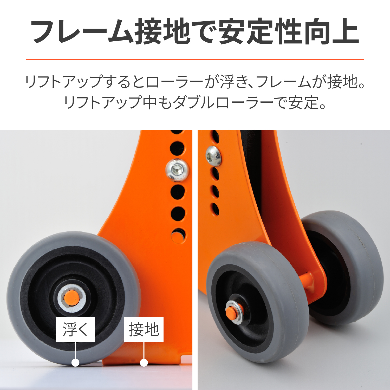 リアスタンドアジャスタブル3 貫通アクスルシャフト用 - バイク