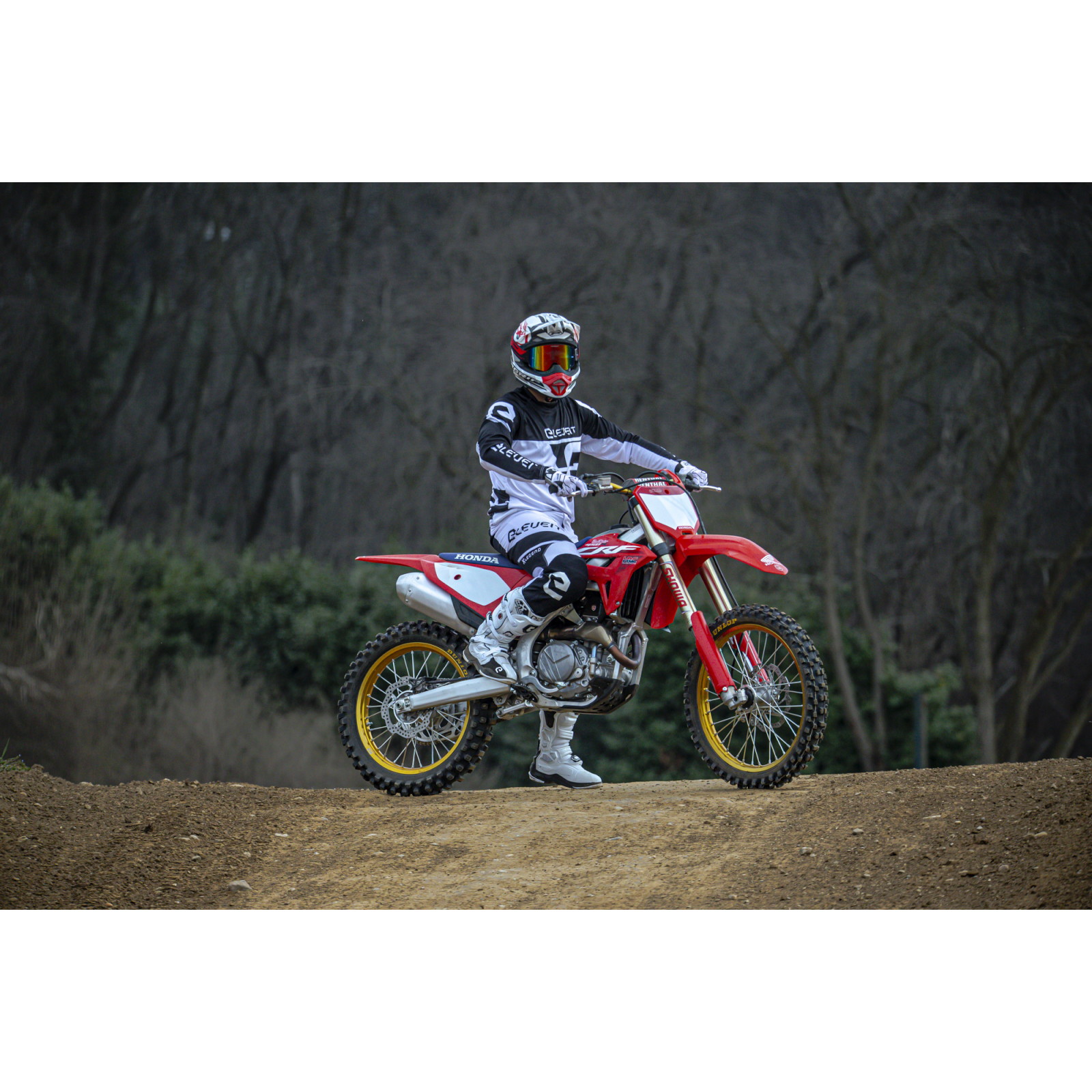 X レジェンド オフロードブーツ ホワイト 26.5cm - バイク