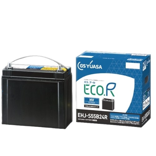 ECO.R HV トヨタ系ハイブリッド車補機用バッテリー EHJ-S55D23R - 自動車