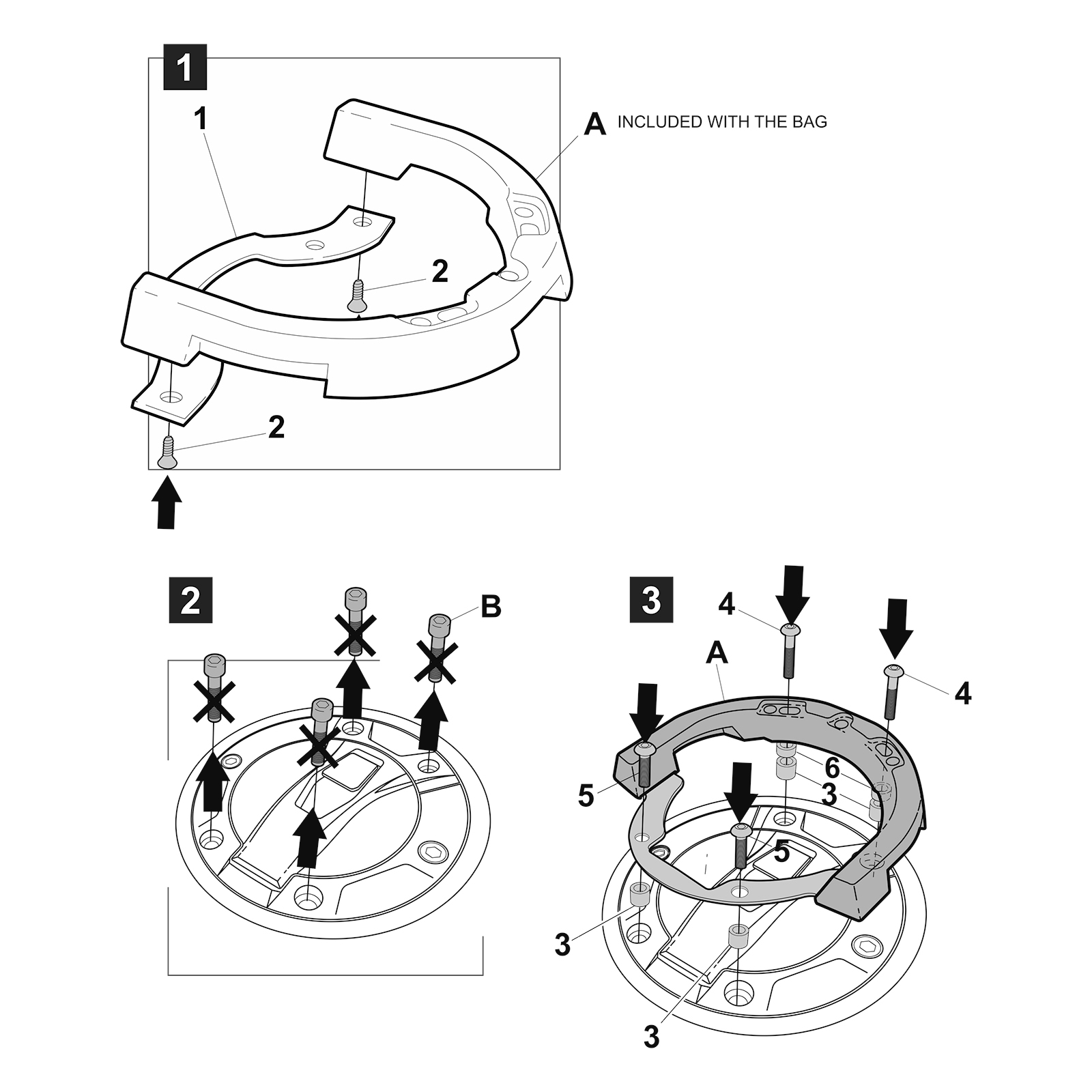 セット品】E09CL PRO クリックシステムタンクバッグ+フィッティング