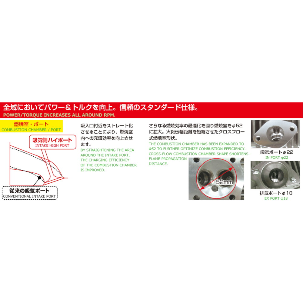 124cc NEW STD ボアアップKIT 215-1083117 - バイク