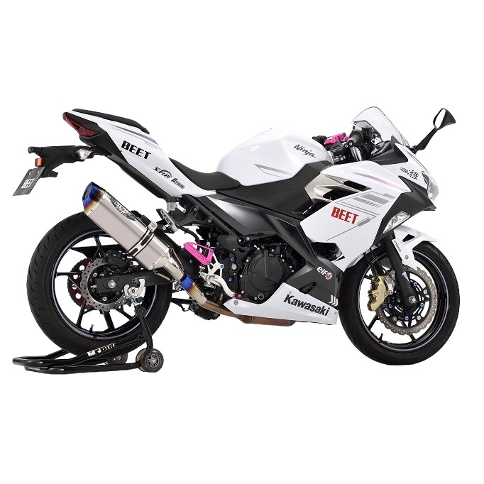NASSERT Evolution Type II スリップオンマフラー ブルーチタン