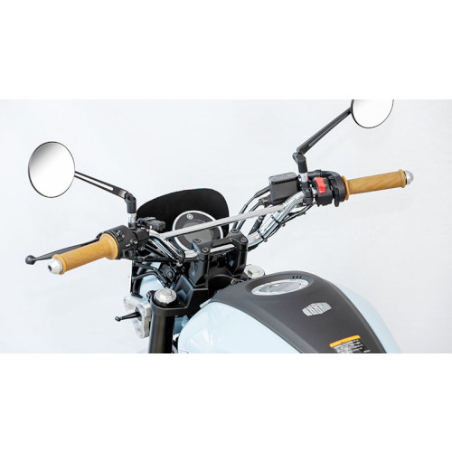 ハンドル トラッカー バー付き クロームメッキ XSR125/XSR155 - バイク