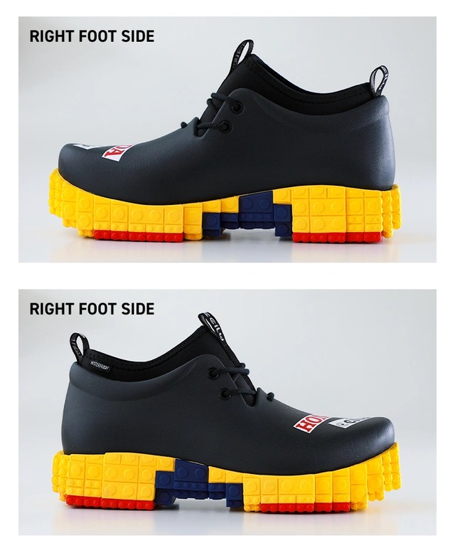 Honda 防水コーヒーブロックスニーカー ブラック/サフラン 29.5cm - バイク